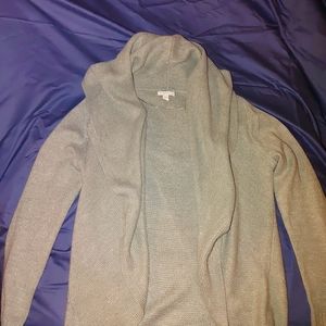 Charter Club grey silver sweater size M